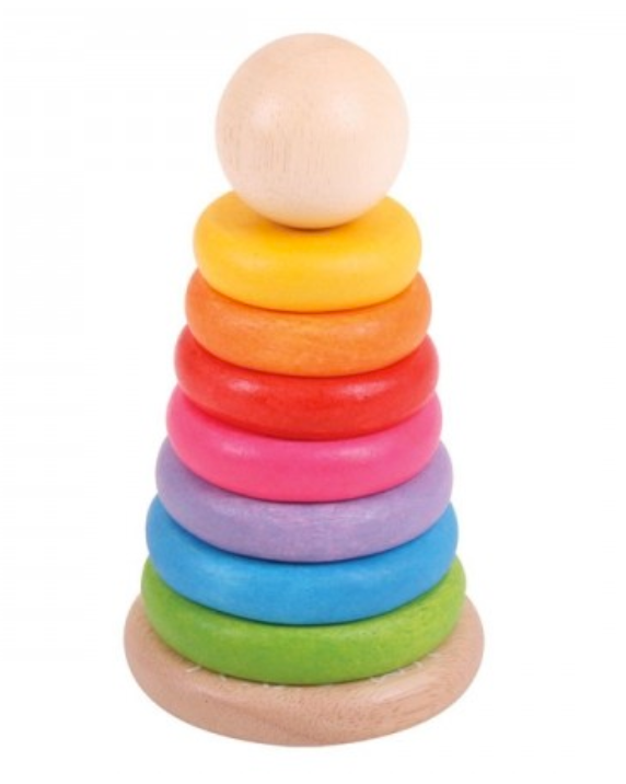 Bigjigs Toys First Rainbow Stacker