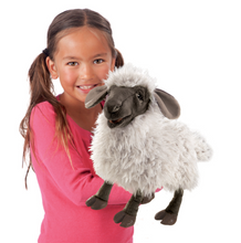 Load image into Gallery viewer, Folkmanis Bleating Sheep Puppet
