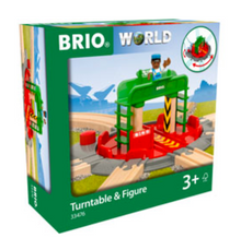 Load image into Gallery viewer, Brio Turntable with Figure 33476
