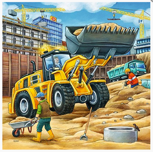 Ravensburger Construction Vehicle Puzzle 3x49 pieces