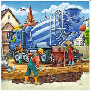 Ravensburger Construction Vehicle Puzzle 3x49 pieces