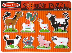 Melissa & Doug Farm Animals Sound Puzzle