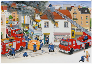 Ravensburger 2 X 24 Piece Busy Fire Brigade Puzzles