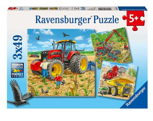 Ravensburger Giant Vehicles 3 x 49 Piece Puzzle