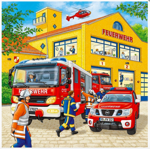 Ravensburger 3 X 49 Piece Fire Brigade Run Puzzles