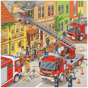 Ravensburger 3 X 49 Piece Fire Brigade Run Puzzles