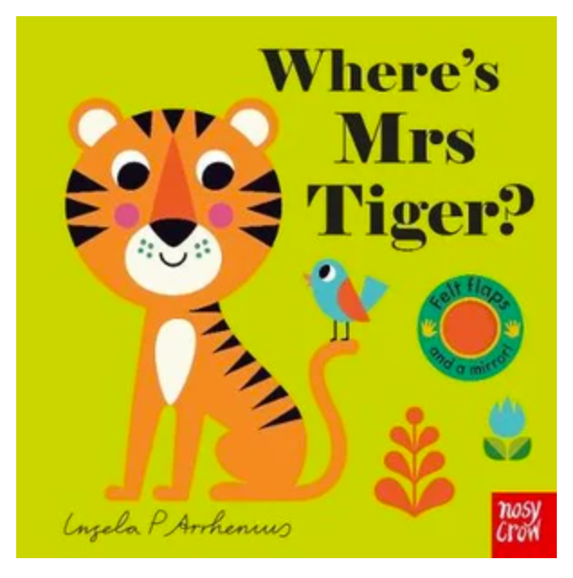Where's Mrs Tiger? - Board Book with Felt Flaps