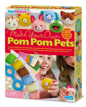 Load image into Gallery viewer, 4M Kidzmaker Make Your Own Pom Pom Pets
