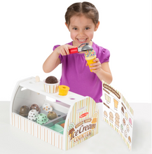 Load image into Gallery viewer, Melissa &amp; Doug Scoop &amp; Serve Ice Cream Counter
