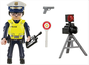 Playmobil Police Officer with Speed Trap 70305