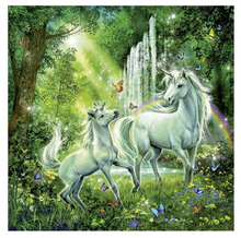 Load image into Gallery viewer, Ravensburger 3 X 49 Piece Beautiful Unicorns Puzzles
