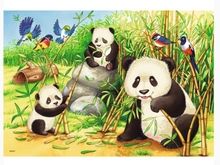 Load image into Gallery viewer, Ravensburger 2 X 24 Piece Sweet Koalas &amp; Pandas Puzzles
