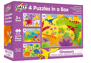 Galt 4 Puzzle in a Box Dinosaur