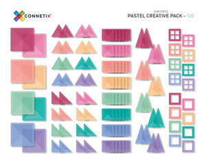 Connetix 120 Pastel Creative Pack