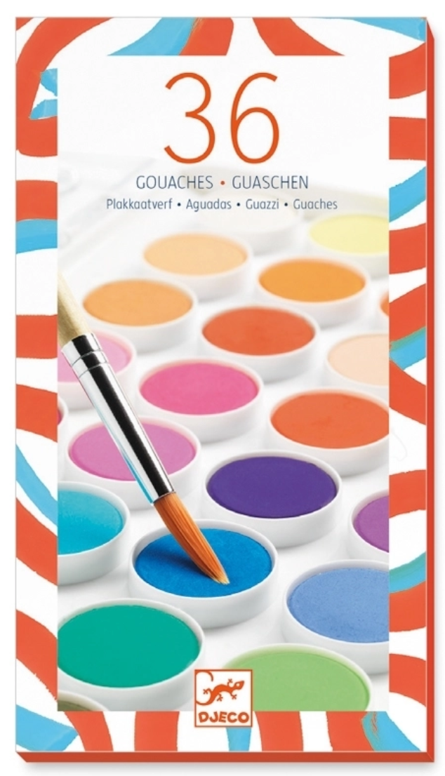 Djeco 36 Goauches Paintbox