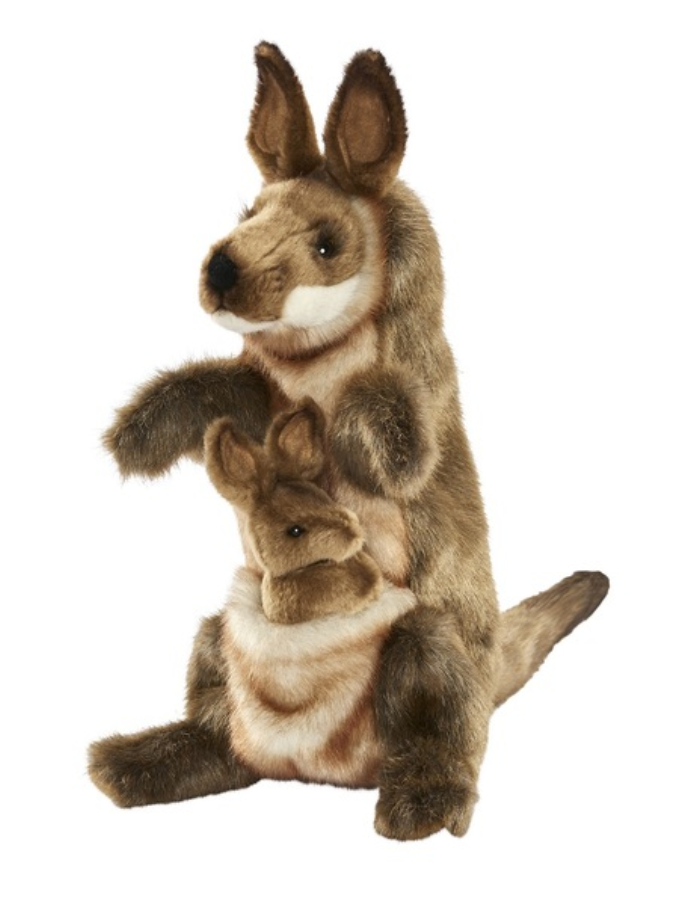 Hansa Kangaroo & Joey Puppet