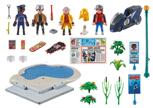Playmobil Back To The Future II Hoverboard Chase 70634