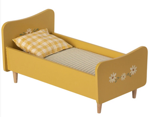 Maileg Wooden Bed Yellow for Teddy