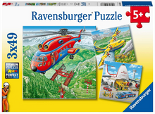 Load image into Gallery viewer, Ravensburger 3 X 49 Piece Above the Clouds Puzzles
