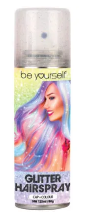 Be Yourself Glitter Hair Spray Rainbow