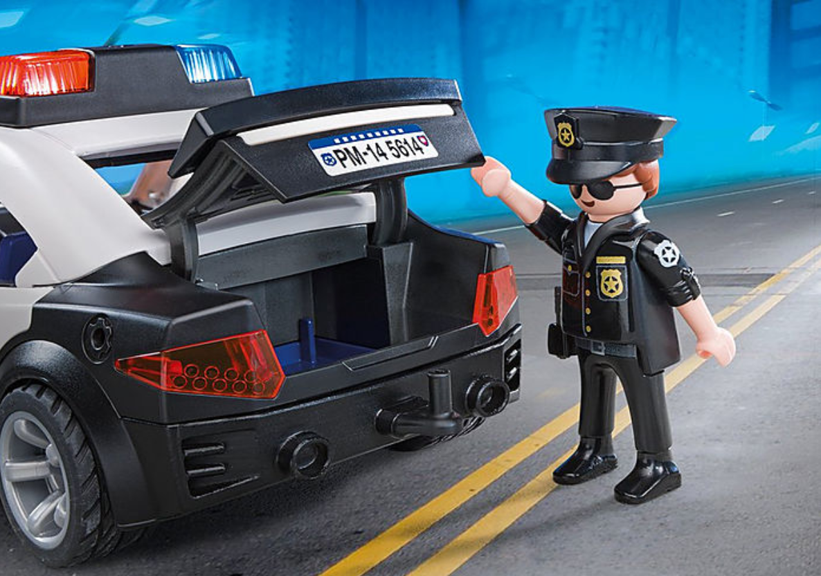 Playmobil police cruiser sales