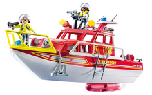 Load image into Gallery viewer, Playmobil Fire Rescue Boat 70147
