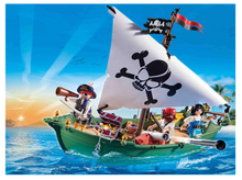 Load image into Gallery viewer, Playmobil Pirate Ship with Motor 70151
