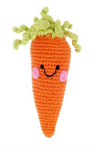 Pebble Friendly Carrot Rattle