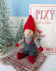Maileg Christmas Pixy Elf in Matchbox