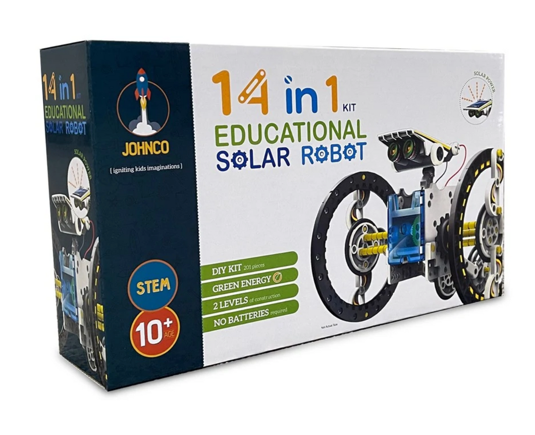 Johnco 14 in 1 Educational Solar Robot