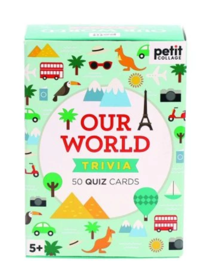 Petit Collage Trivia Card ­ - Our World