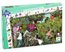 Load image into Gallery viewer, Djeco Observation Puzzle Garden Playtime - 100 Piece
