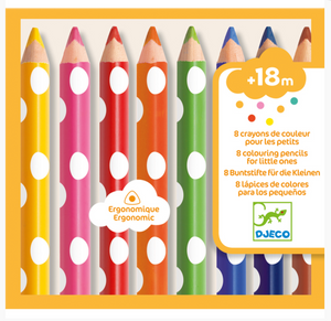 Djeco 8 Little Ones Coloured Pencils