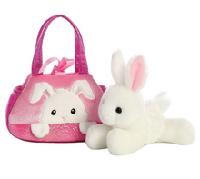 Load image into Gallery viewer, Fancy Pals Rabbit in a Pink Bunny Bag
