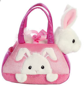 Fancy Pals Rabbit in a Pink Bunny Bag