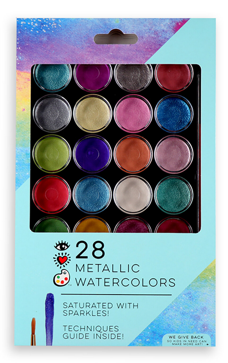 I Heart Art Metallic Watercolour Paint Pallet