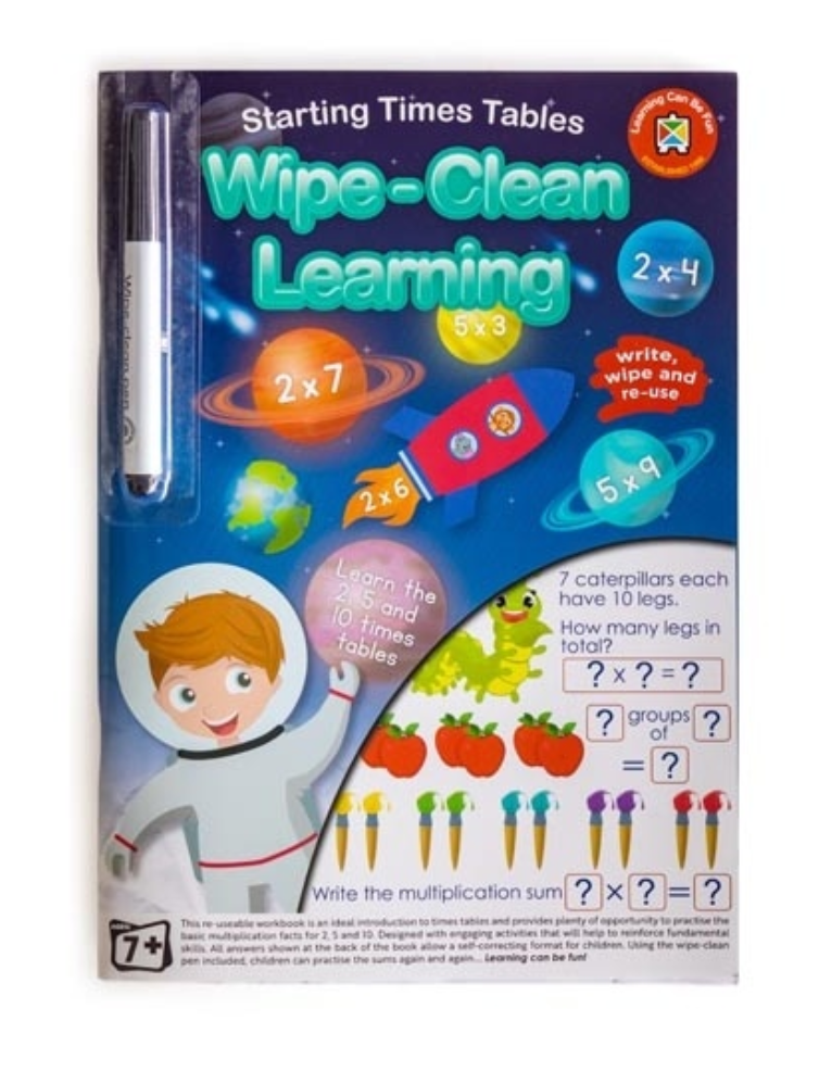 Wipe-Clean Learning Times Tables