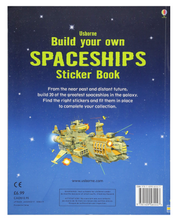 Load image into Gallery viewer, Usborne Build Your Own Spaceships Sticker Book
