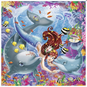 Ravensburger 3 X 49 Piece Charming Mermaids Puzzle