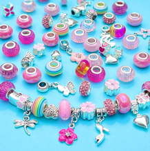 Load image into Gallery viewer, Sweet As Sugar Bling It Make Your Own Bracelet Kit Pink
