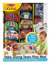 Load image into Gallery viewer, Melissa &amp; Doug K's Kids Take-Along Town Play Mat
