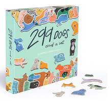 Load image into Gallery viewer, Laurence King 299 Dogs and a Cat Puzzle 300 Piece
