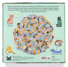 Load image into Gallery viewer, Laurence King 299 Dogs and a Cat Puzzle 300 Piece

