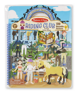 Melissa & Doug Puffy Sticker Activity Book Riding Club