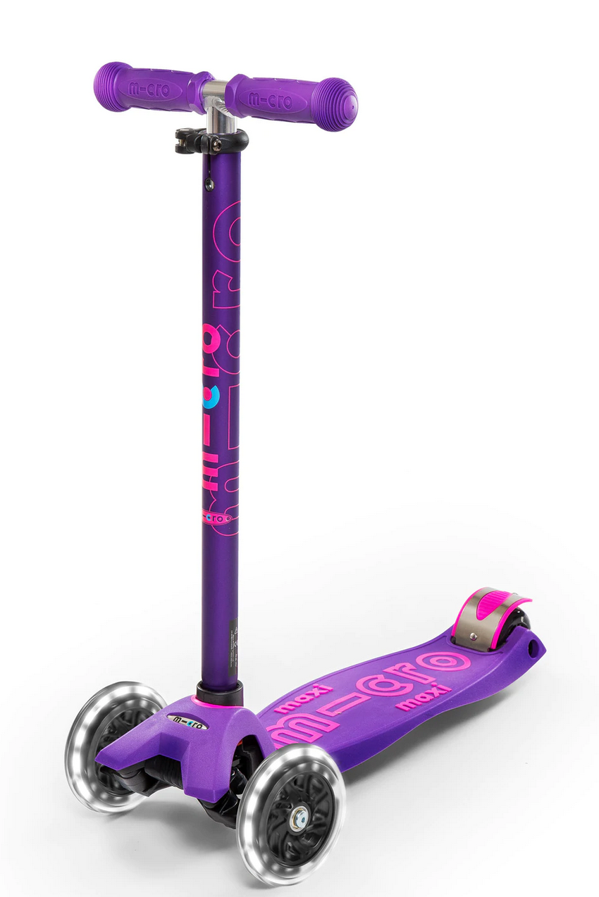 Micro Maxi Deluxe Scooter - Purple LED
