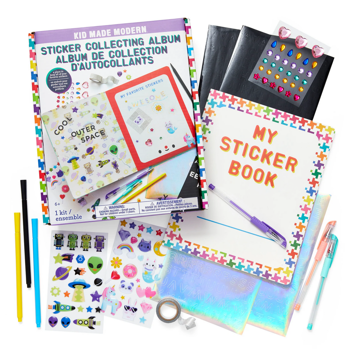 Kid Made Modern - Sticker Collecting Kit – Kinderplay Playthings