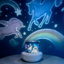Load image into Gallery viewer, Lil Dreamers Rotating LED Projector Unicorn
