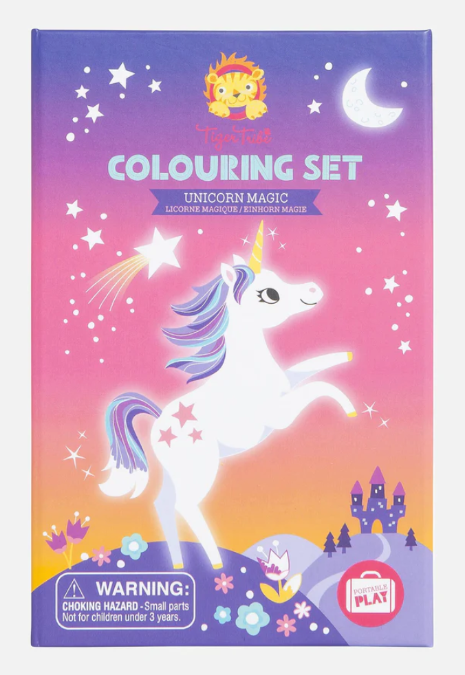 Tiger Tribe Colouring Set - Unicorn Magic