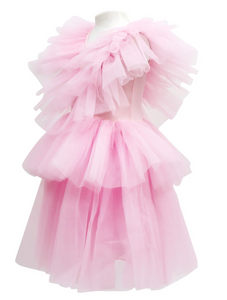 Pink Poppy Claris Long Tulle Dress Size 5-6