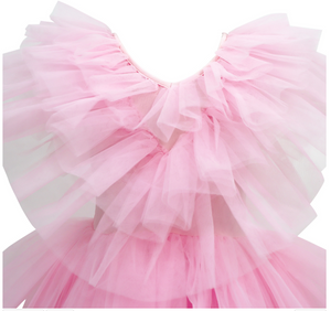 Pink Poppy Claris Long Tulle Dress Size 3-4